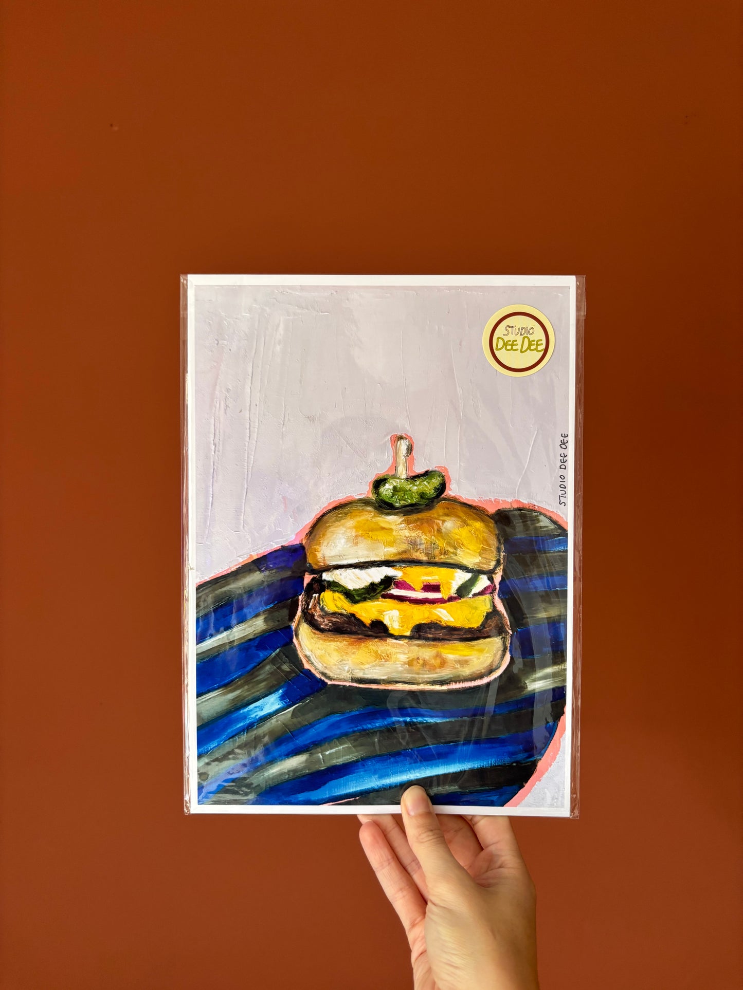 "I'm a Cheeseburger kind of girl" Art Print