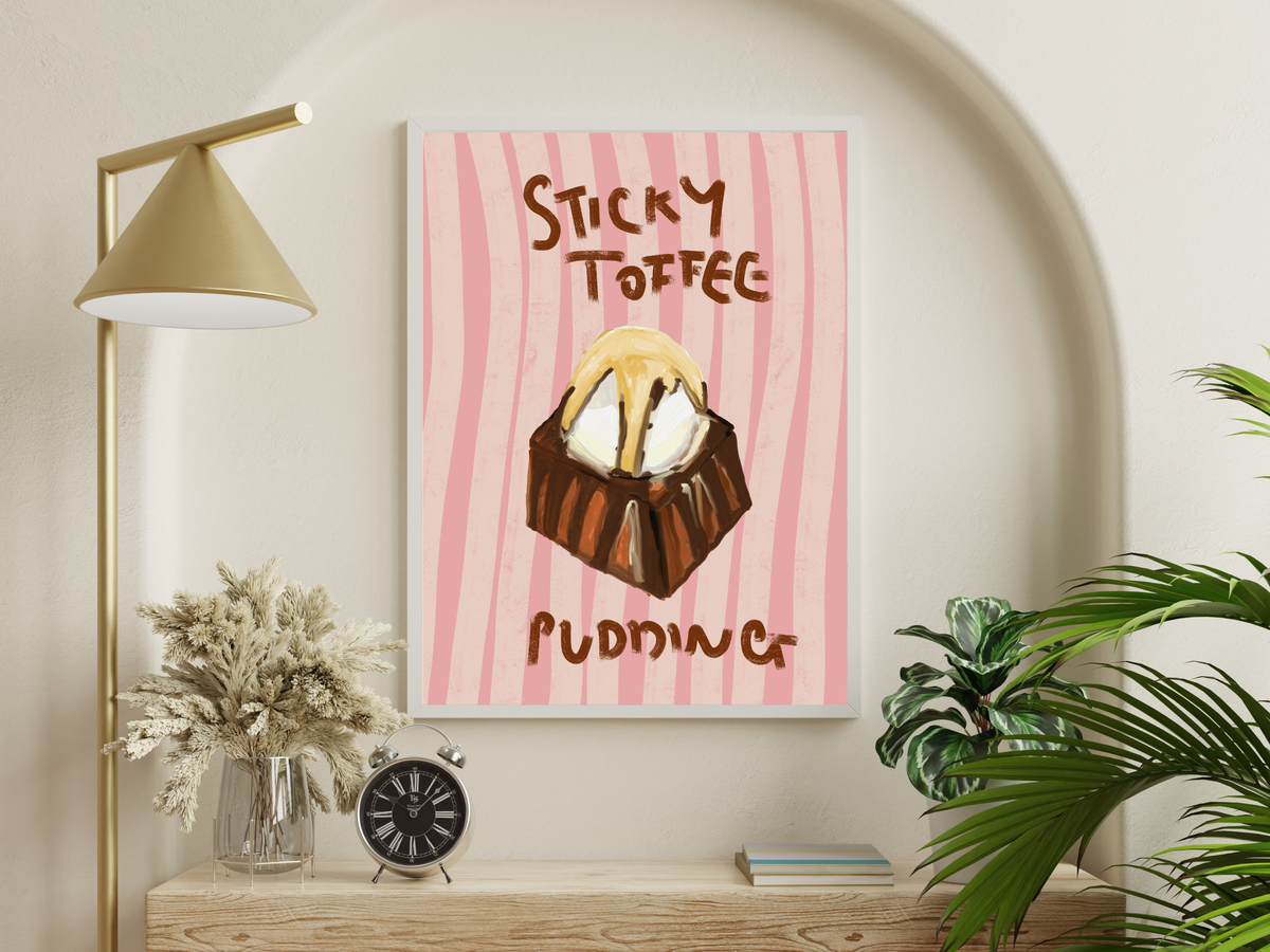 Sticky Toffee Pudding Print