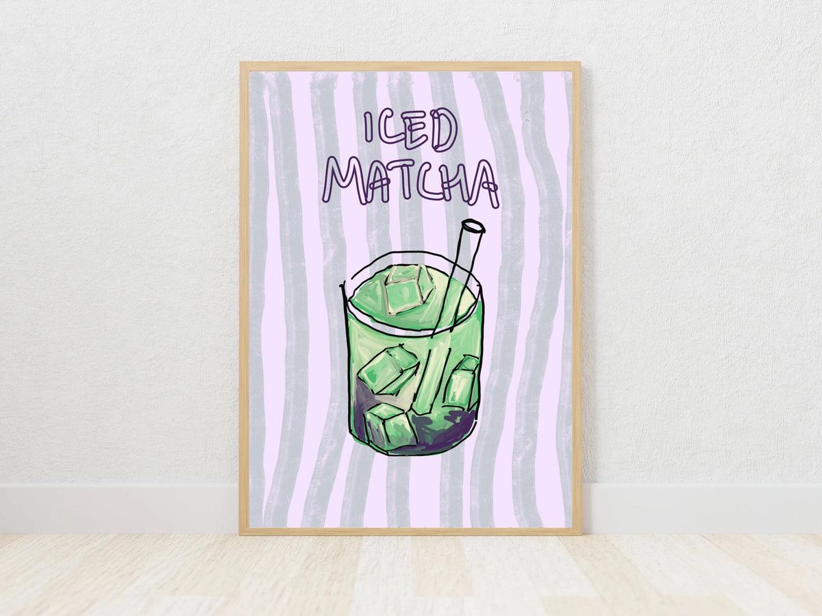 Iced Matcha Print