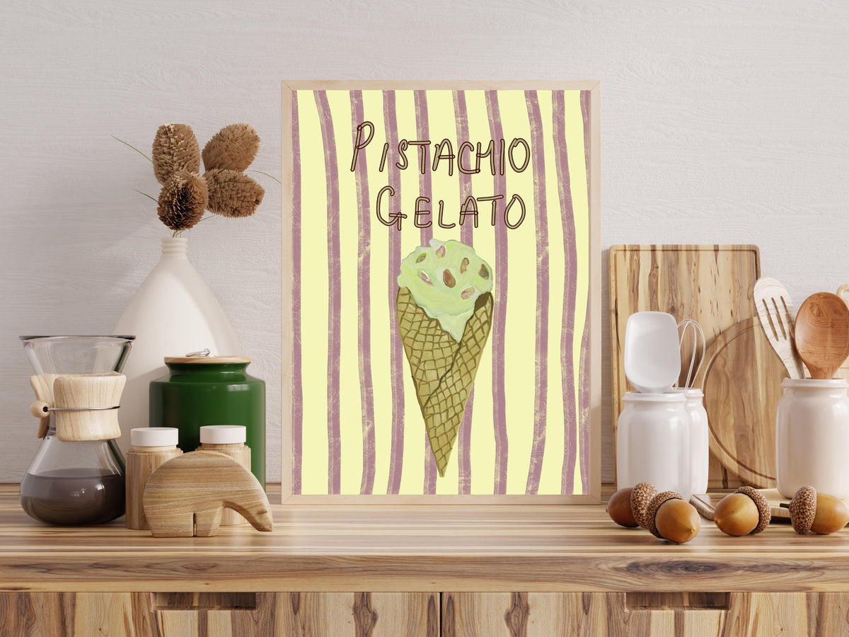 Pistachio Gelato Print