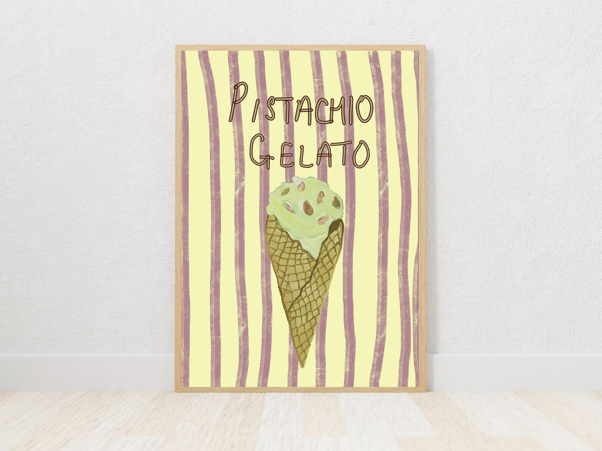 Pistachio Gelato Print