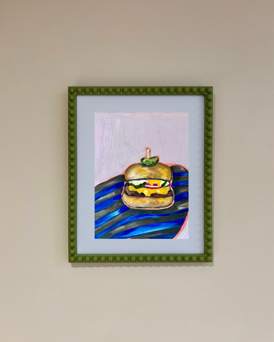 "I'm a Cheeseburger kind of girl" Art Print