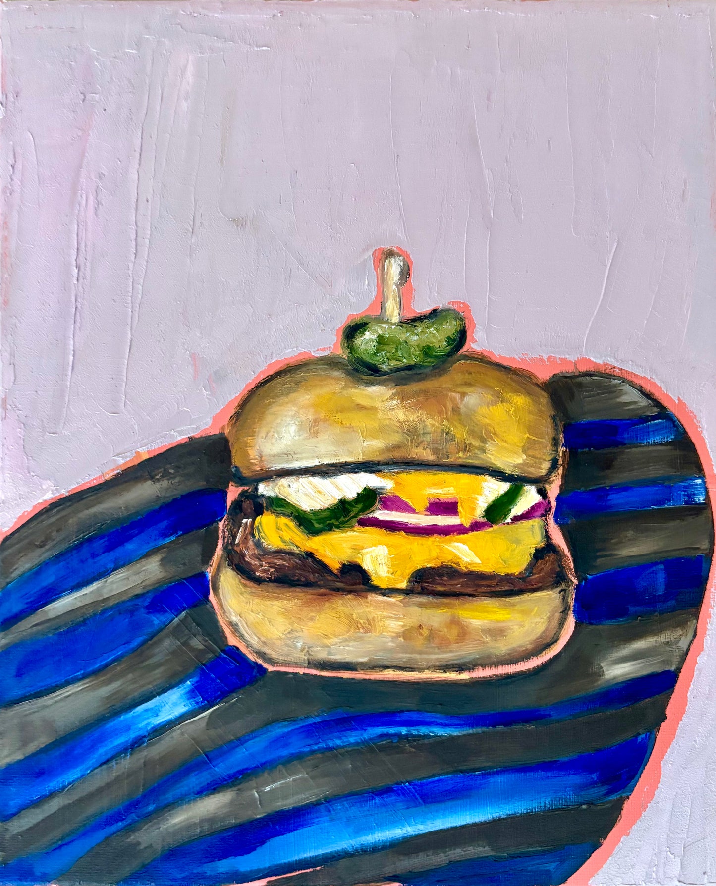 "I'm a Cheeseburger kind of girl" Art Print