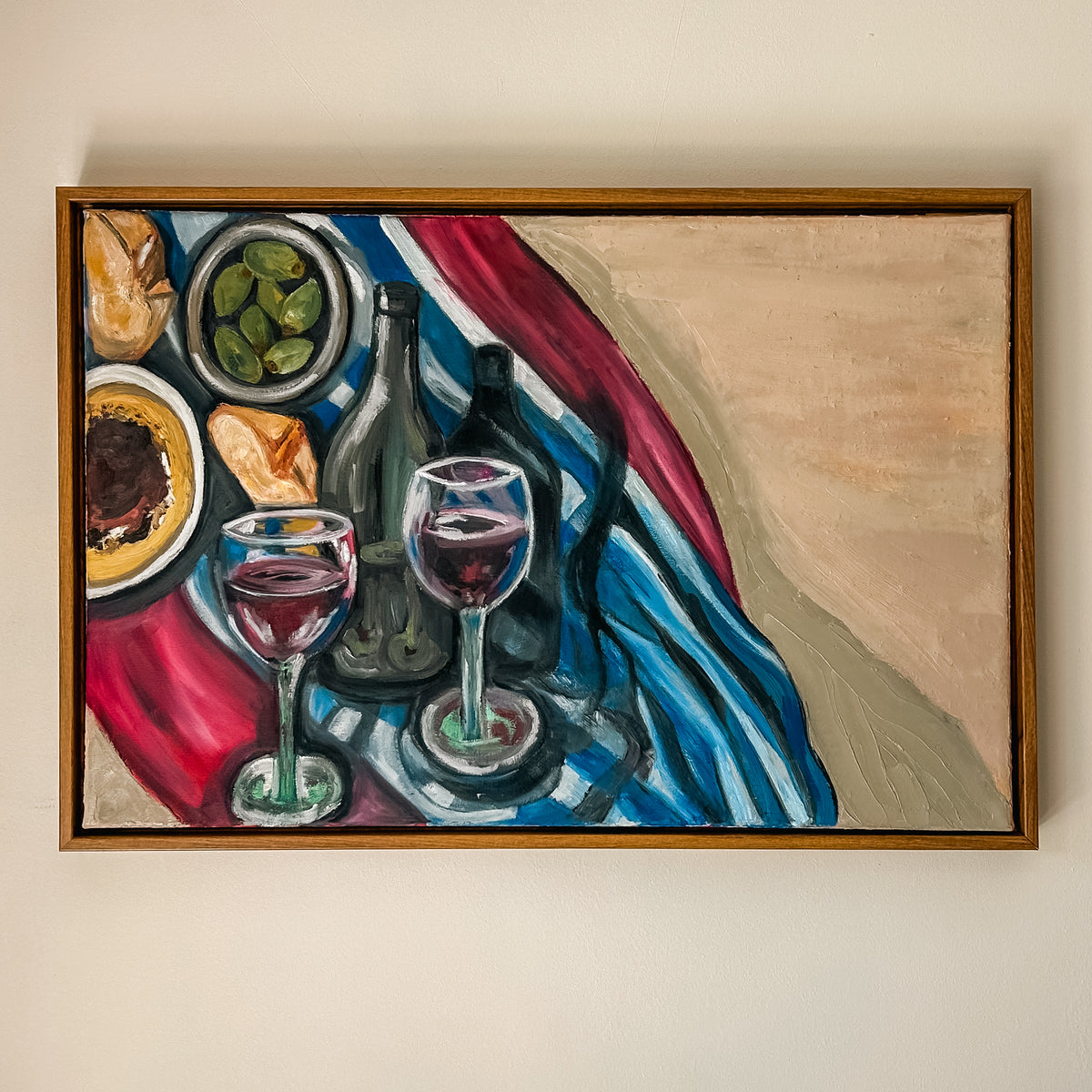 "An Evening with my Parents" Art Print