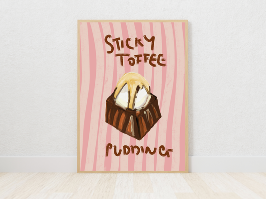 Sticky Toffee Pudding Print