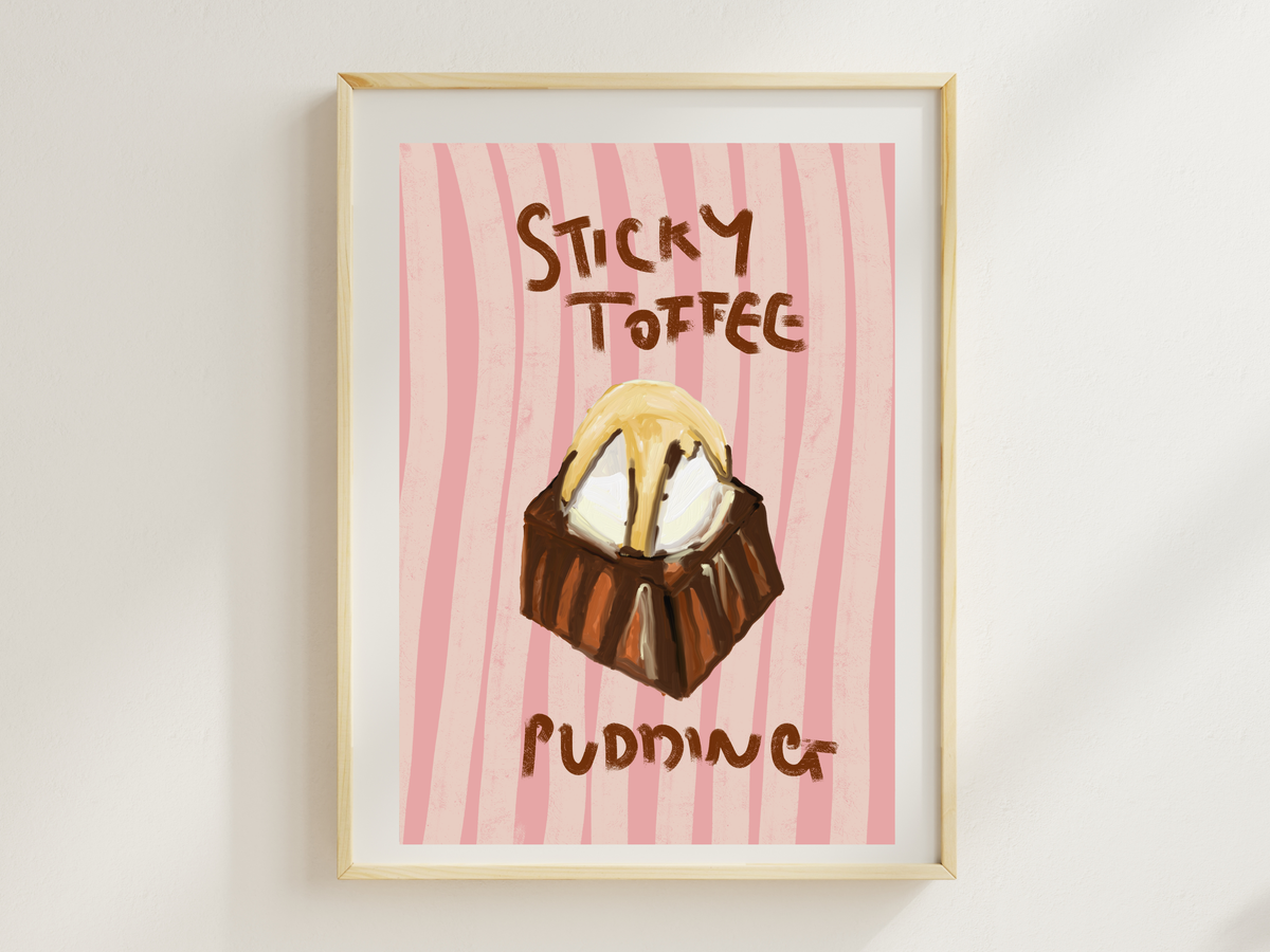Sticky Toffee Pudding Print