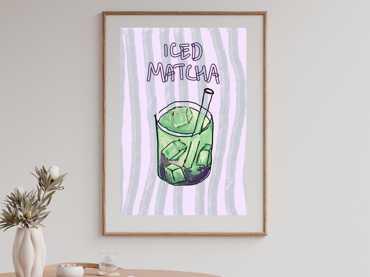 Iced Matcha Print
