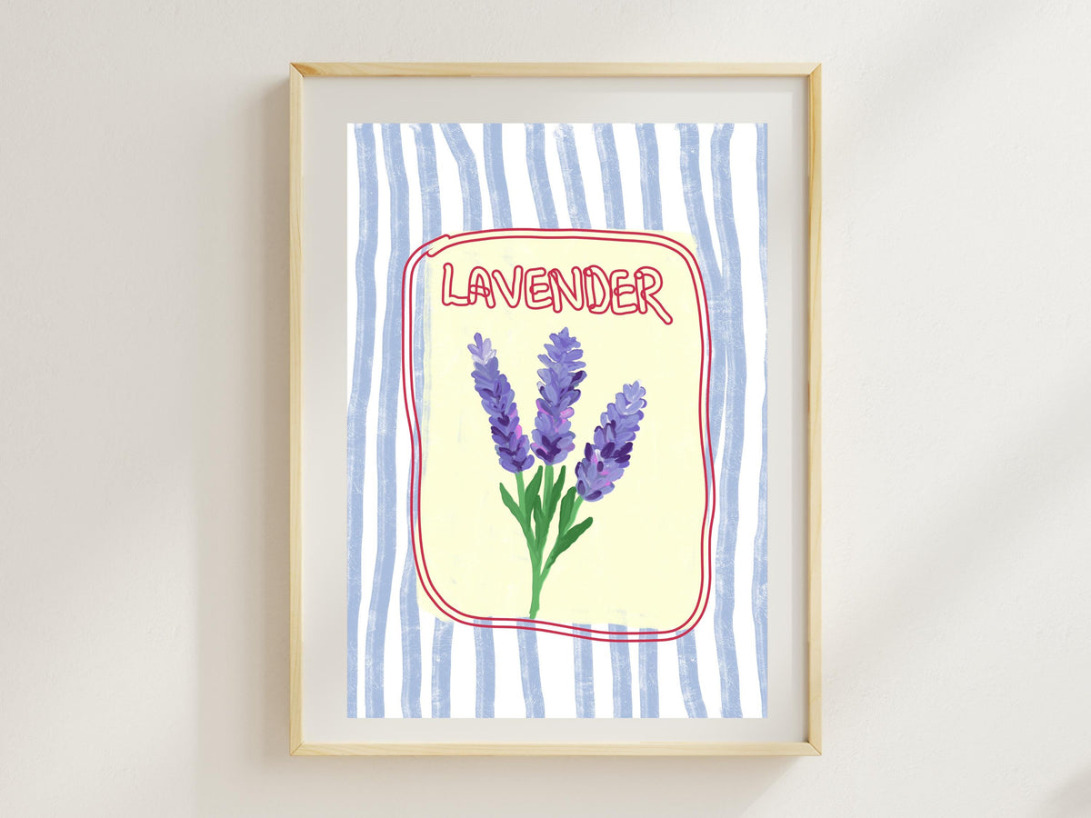 Lavender Print