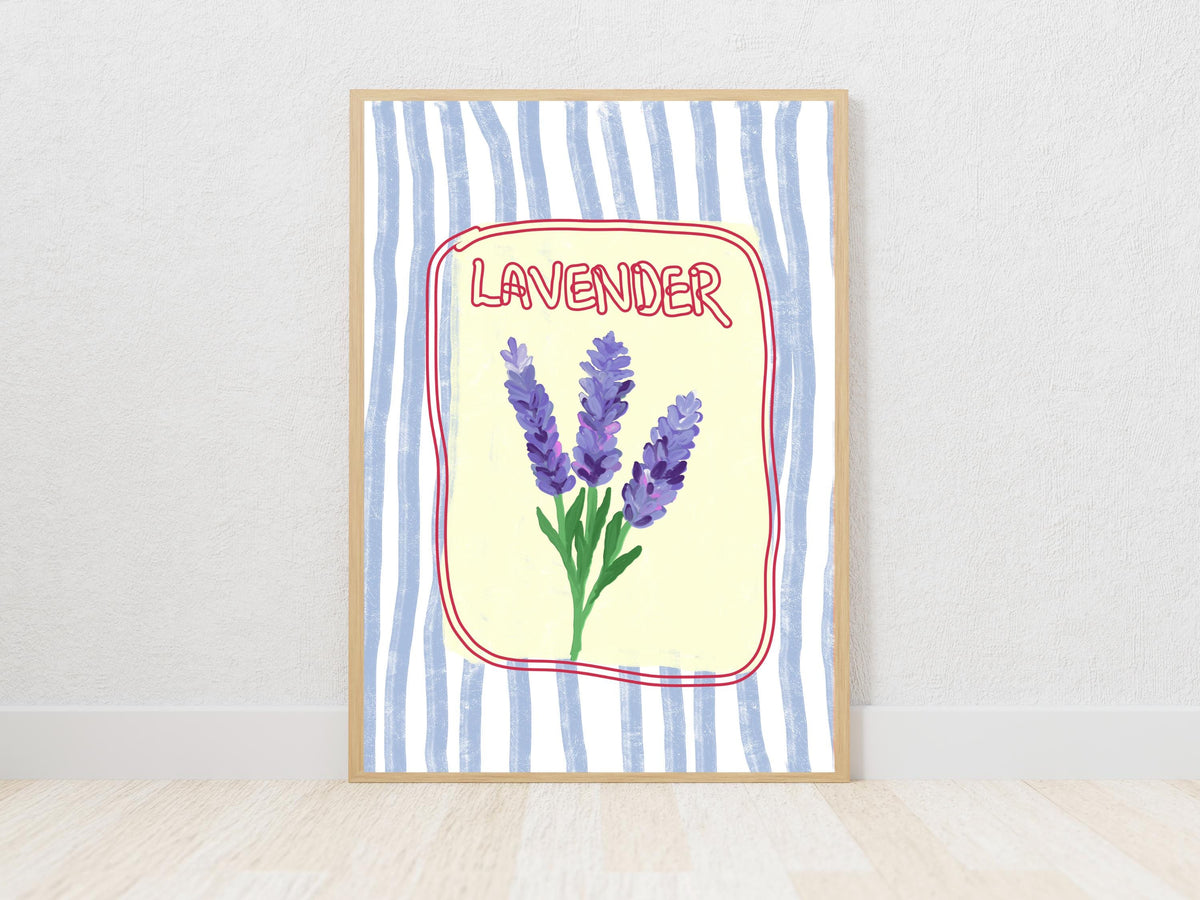 Lavender Print