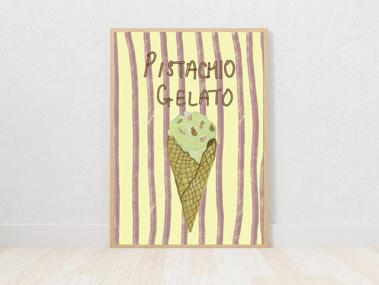 Pistachio Gelato Print