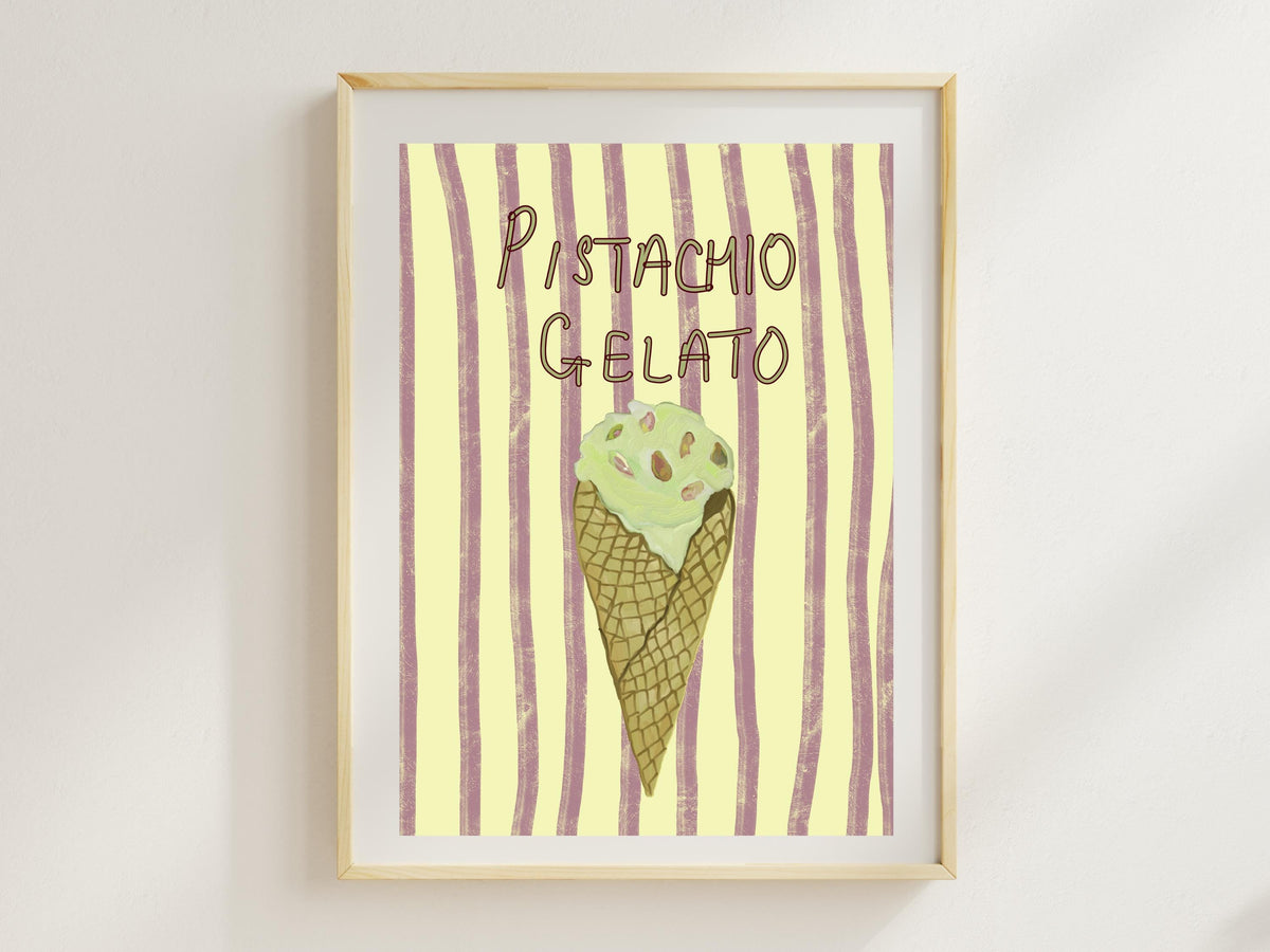 Pistachio Gelato Print